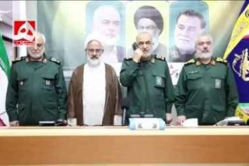 Le général Hossein Salami donne les ordres aux forces armées iraniennes de lancer une frappe aux missiles contre l’entité sioniste, le 1er octobre 2024.