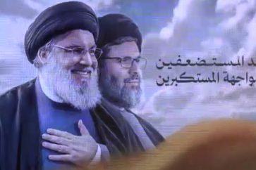 Le maitre des martyrs de l’Oumma, Sayed Hassan Nasrallah et son prédécesseur Sayed Hachem Safieddine